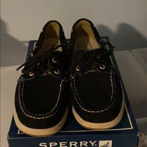 Sperry Leopard Slip Ons